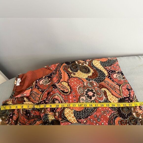 A.L.C. graphic-print ruffle sleeves blouse NWT Size S - Picture 8 of 12